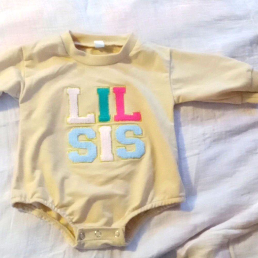 Lil sis long sleeve onsie